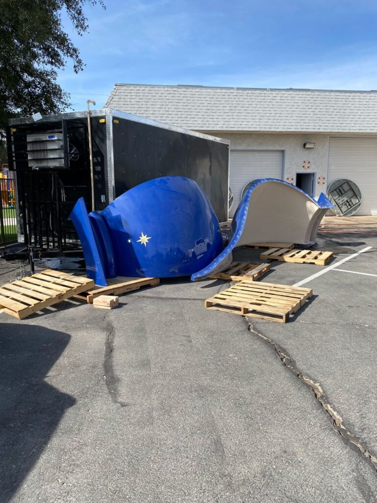 February 19, 2025: Moving of the Cupolas
