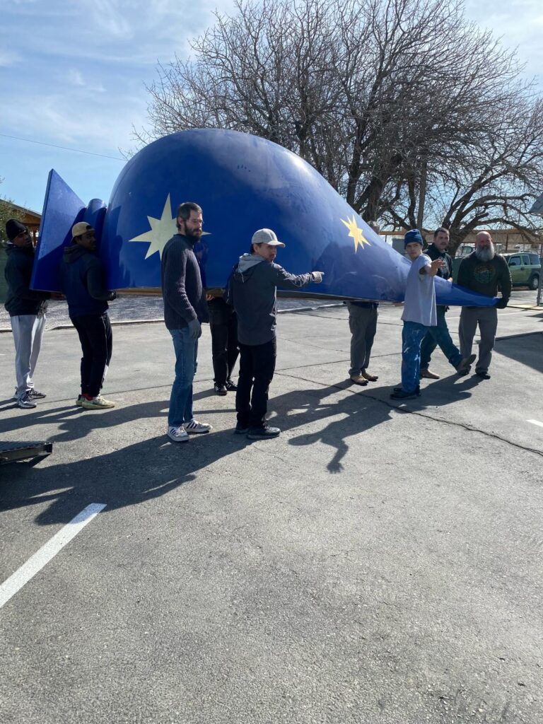 February 19, 2025: Moving of the Cupolas