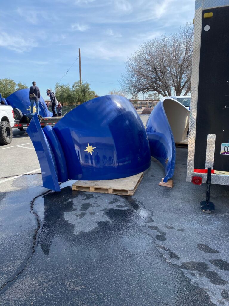 February 19, 2025: Moving of the Cupolas