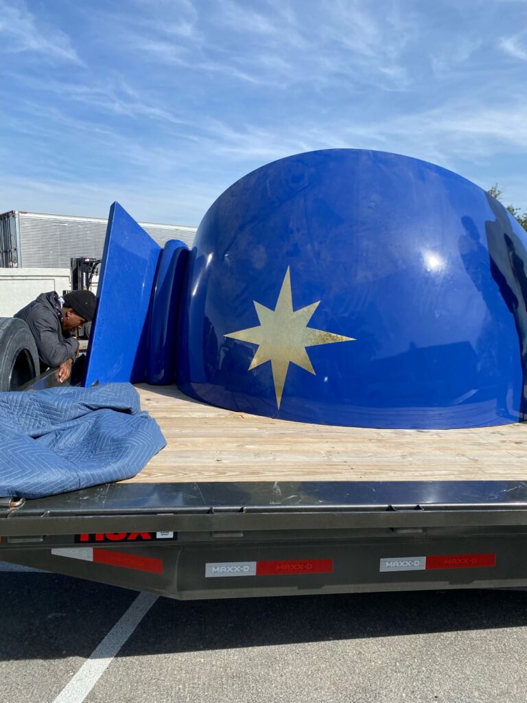 February 19, 2025: Moving of the Cupolas