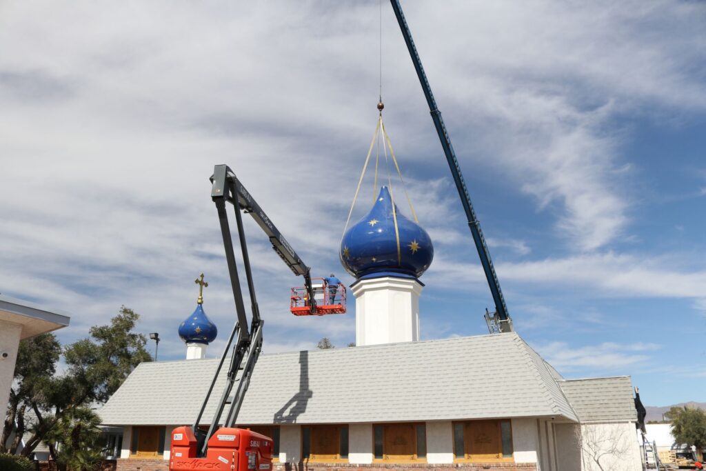 February 21-22, 2025: Raising of the Cupolas