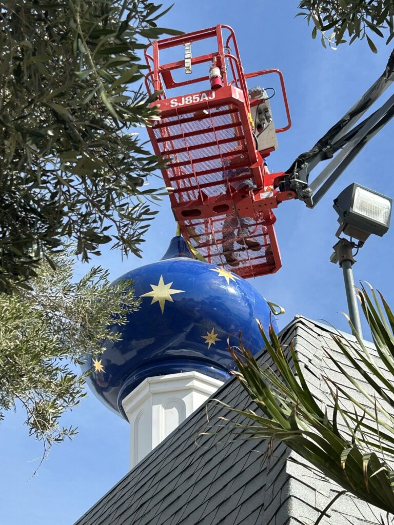 February 21-22, 2025: Raising of the Cupolas
